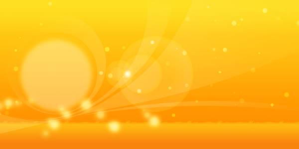 温暖光效果橙色阳光朦胧网页背景图片