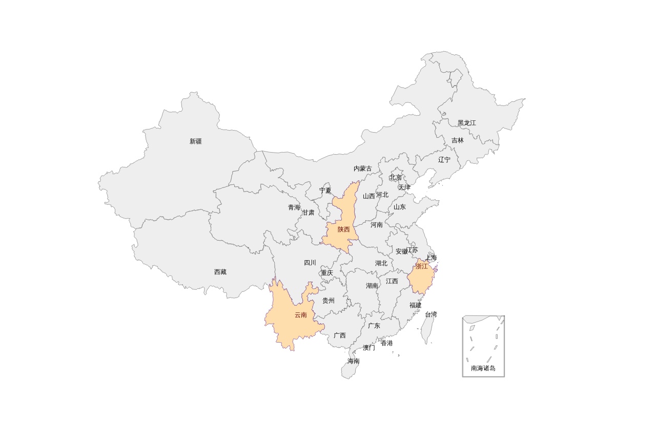 echarts繪制中國地圖省市地區(qū)代碼