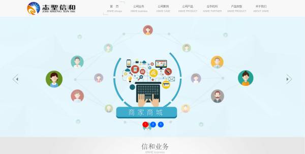 实用的网络外包公司网站模板html源码