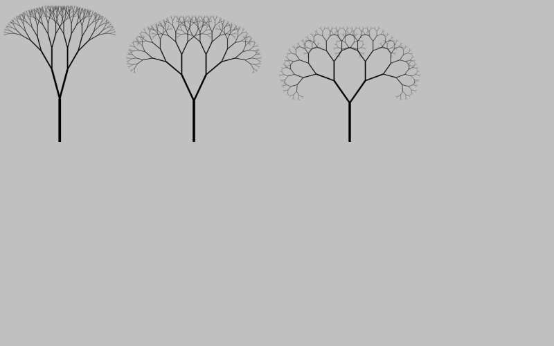 HTML5 SVG树生长动画特效