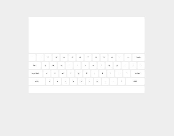 jquery keyboard制作电脑屏幕网页键盘输入功能代码