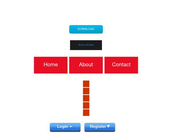 简单常用css3按钮动画效果代码