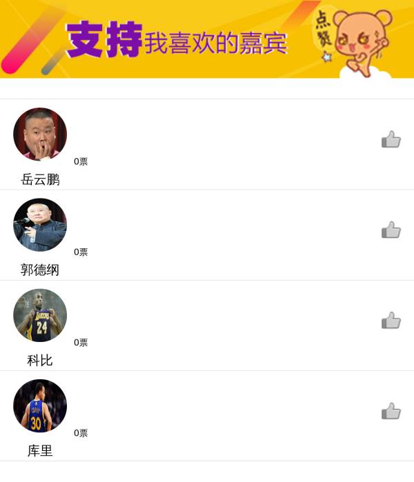 手机端简易投票功能