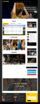 黑色的体育篮球俱乐部网站模板html下载