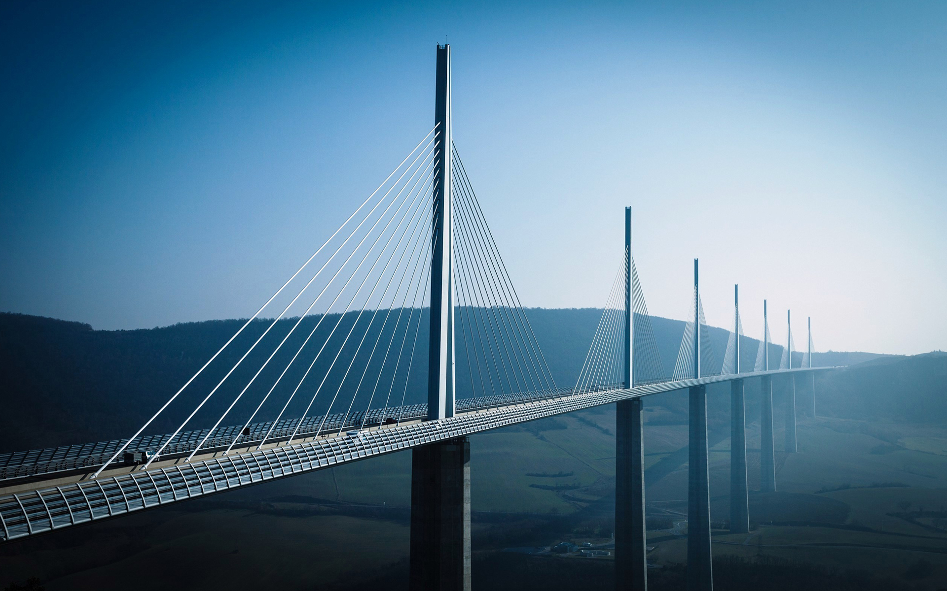 世界各国闻名的跨海大桥建筑高清图片素材jpg下载