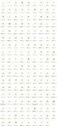 简约Web2.0网站小图标_纯绿色图标_简单的纯色图标
