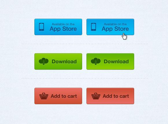 3種歐美風(fēng)格按鈕_下載按鈕_加入購物車按鈕下載
