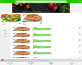 绿色的手机餐饮预订app页面模板源码