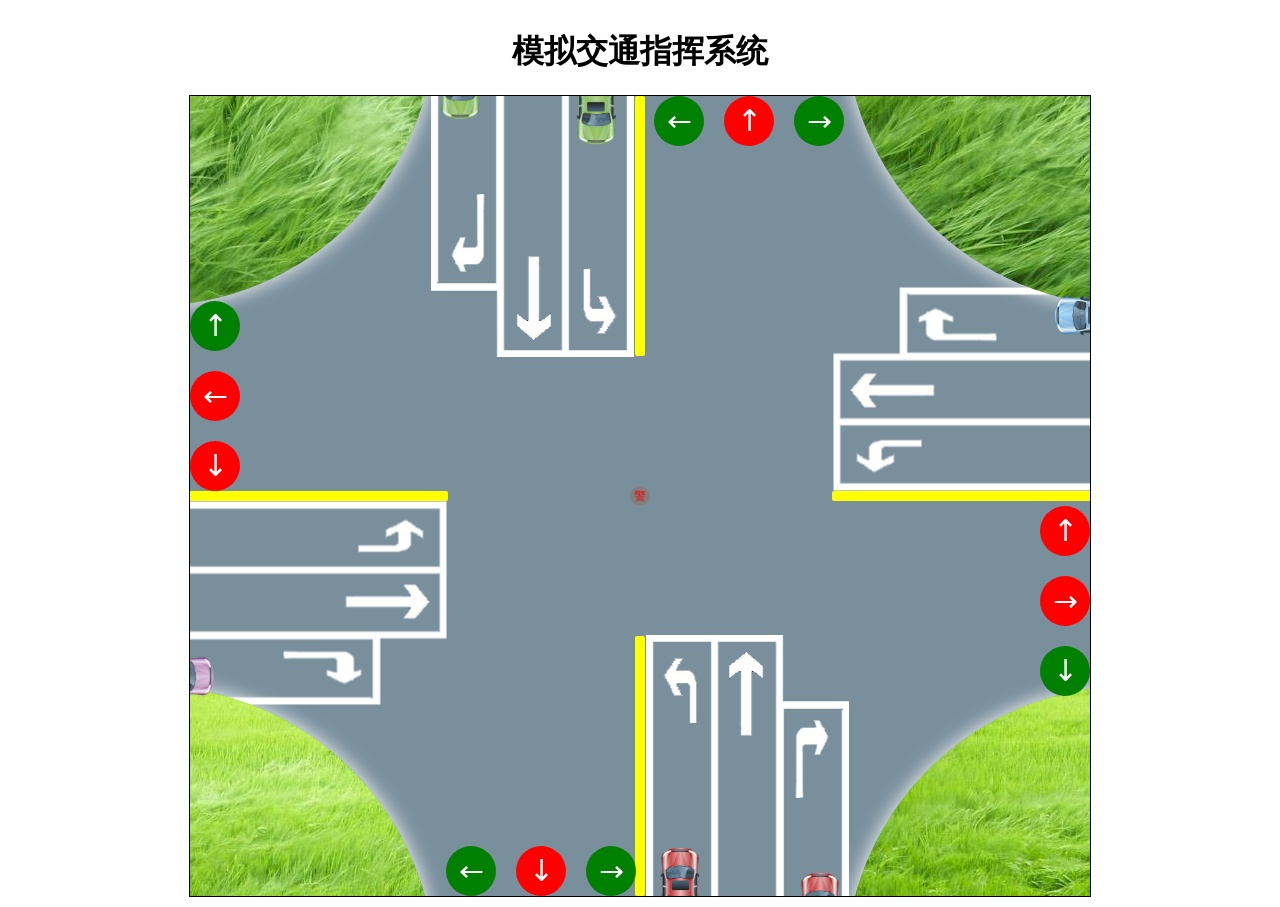 模擬交通信號燈動畫場景特效