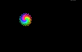 html5 canvas彩色旋涡圆点光标动画特效