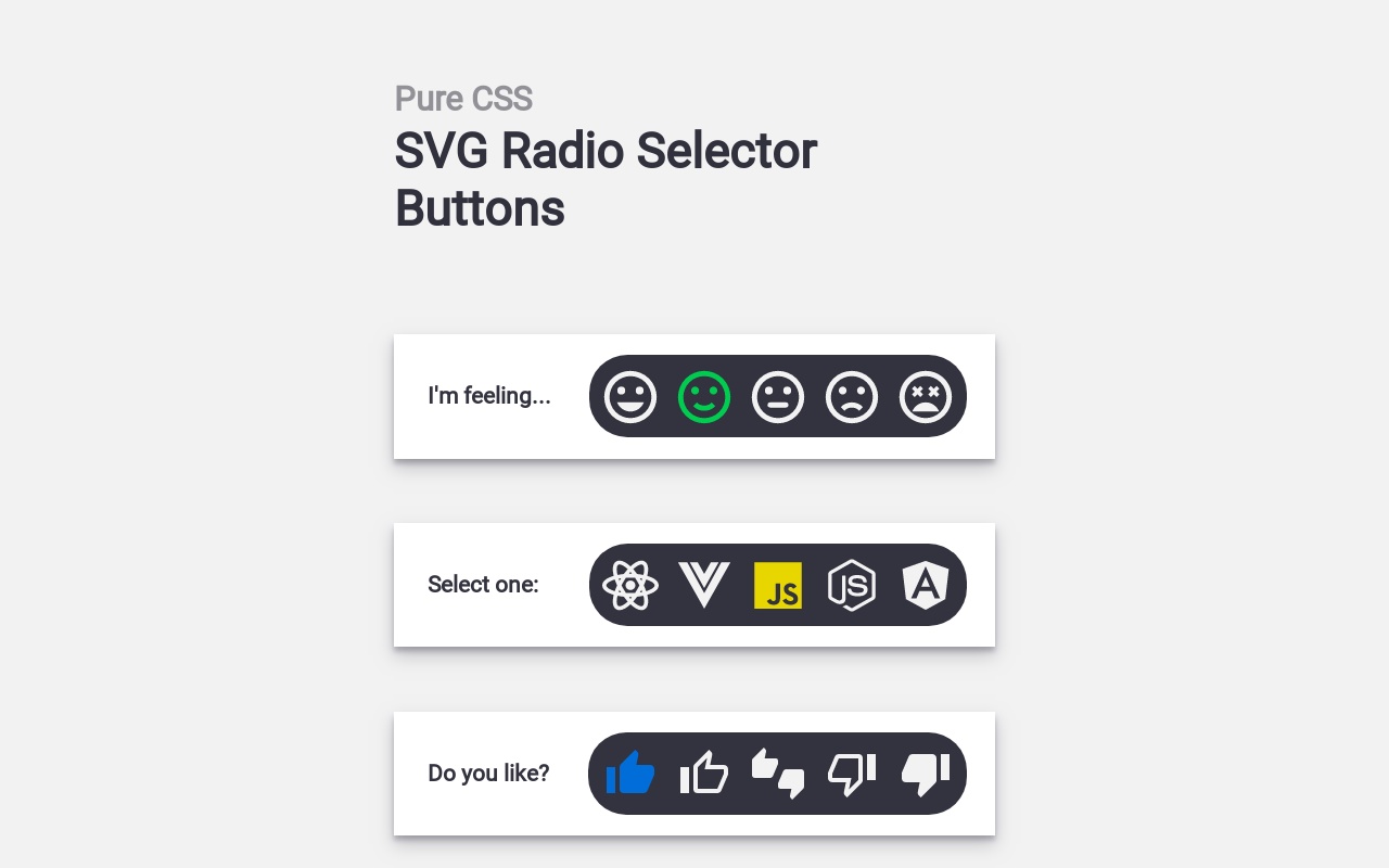 css3 svg圖標(biāo)單選按鈕樣式代碼