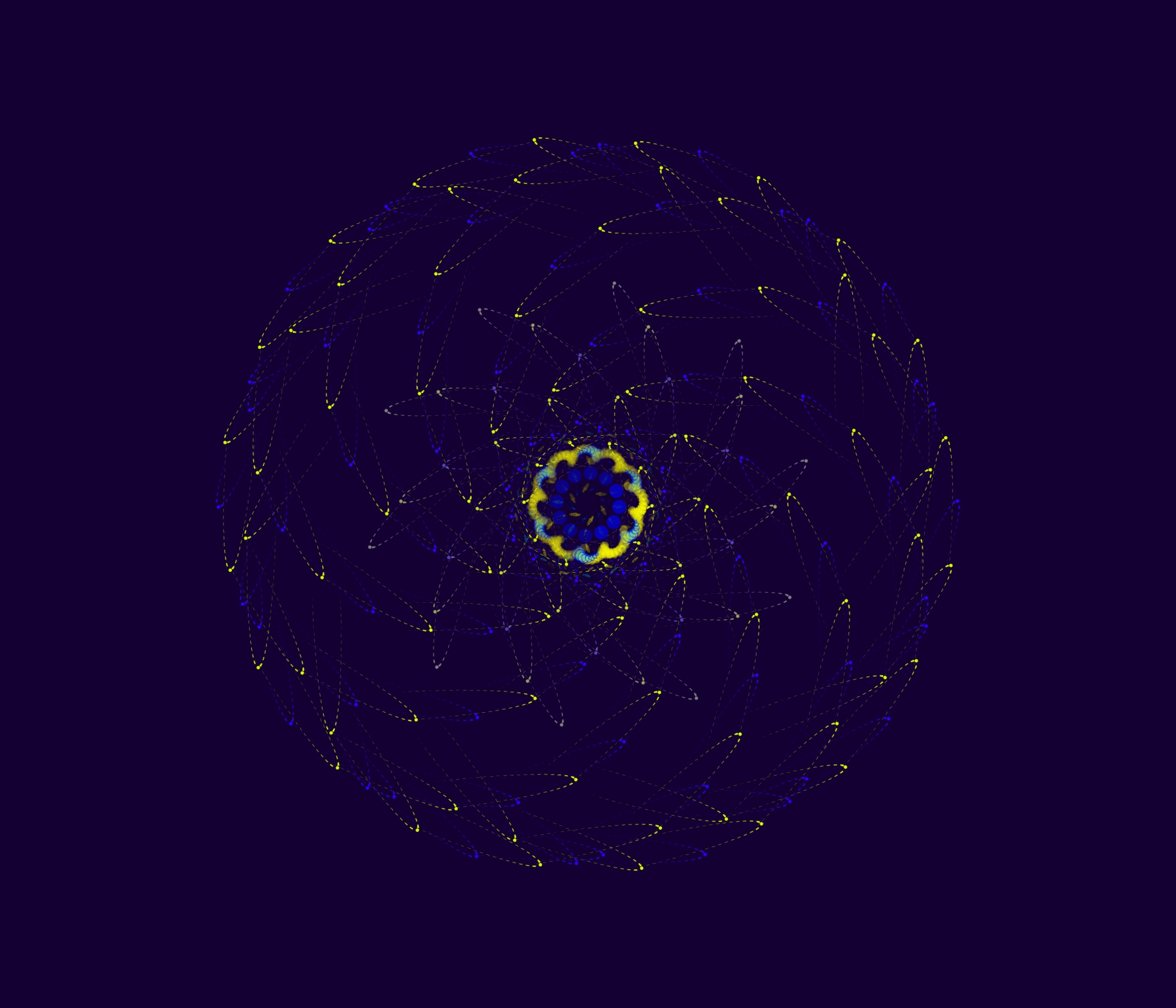 css3酷炫的花蕊動畫