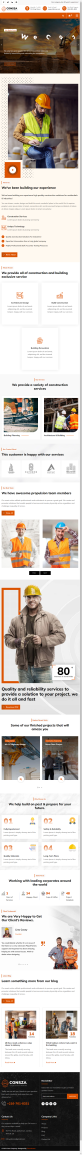 房地产建筑工程企业网站HTML5模板