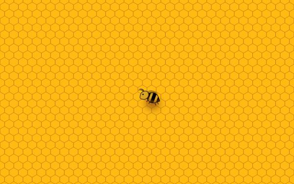 蜂巢里的小蜜蜂光标特效