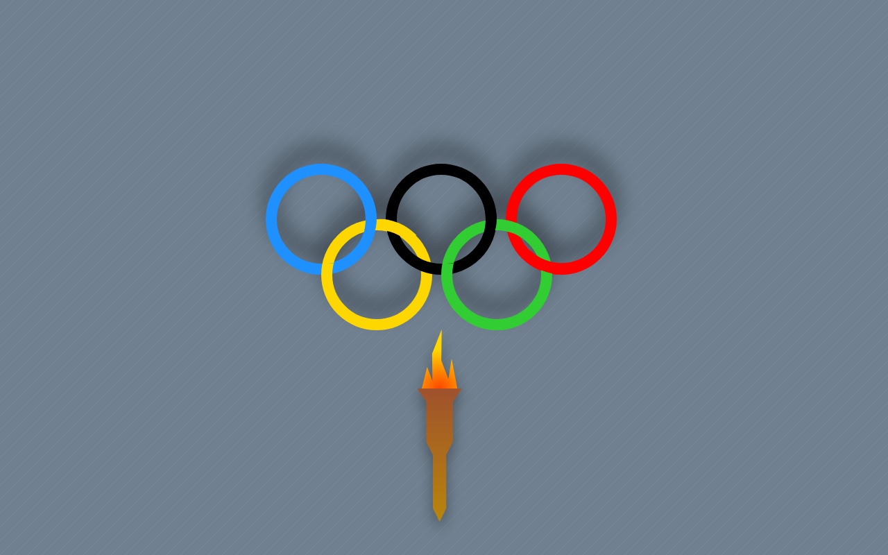 奥运五环火炬光标ui特效