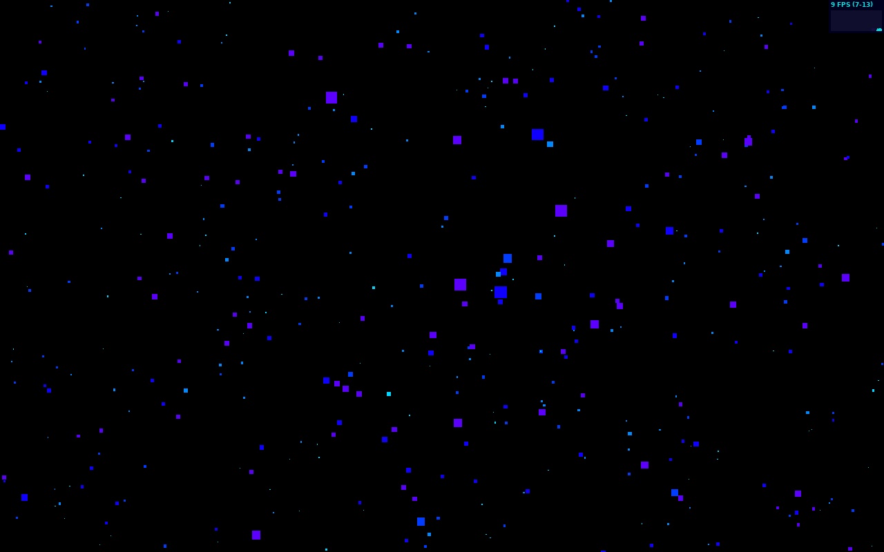 全屏的3D懸浮粒子翻轉動效