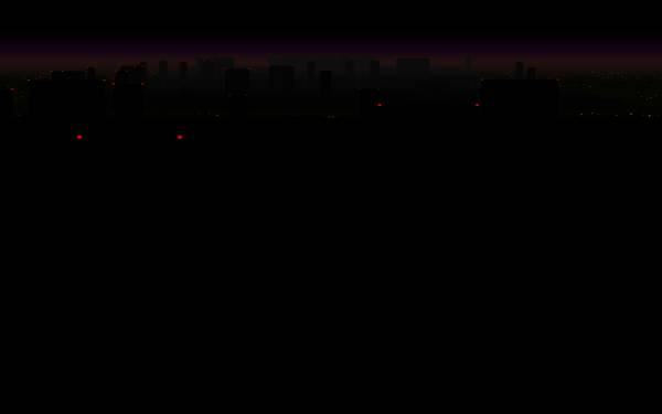 黑夜城市背景canvas动画