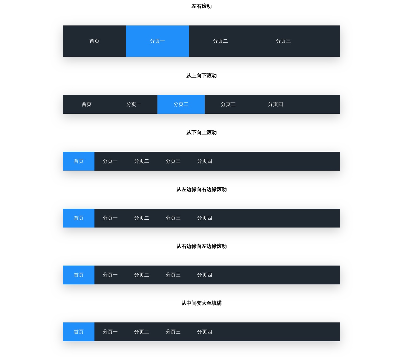 jquery自定義滑動(dòng)導(dǎo)航欄插件
