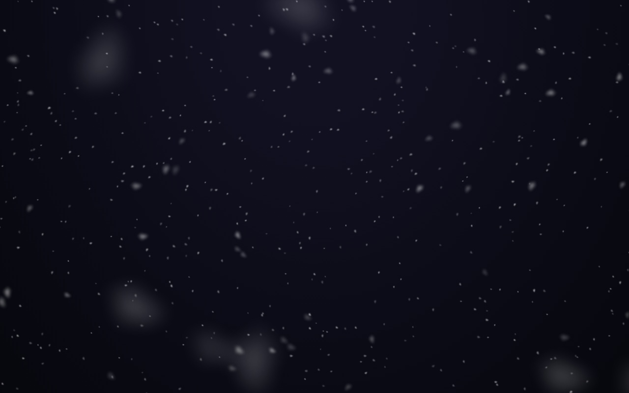 基于canvas全屏的雪花背景動畫特效