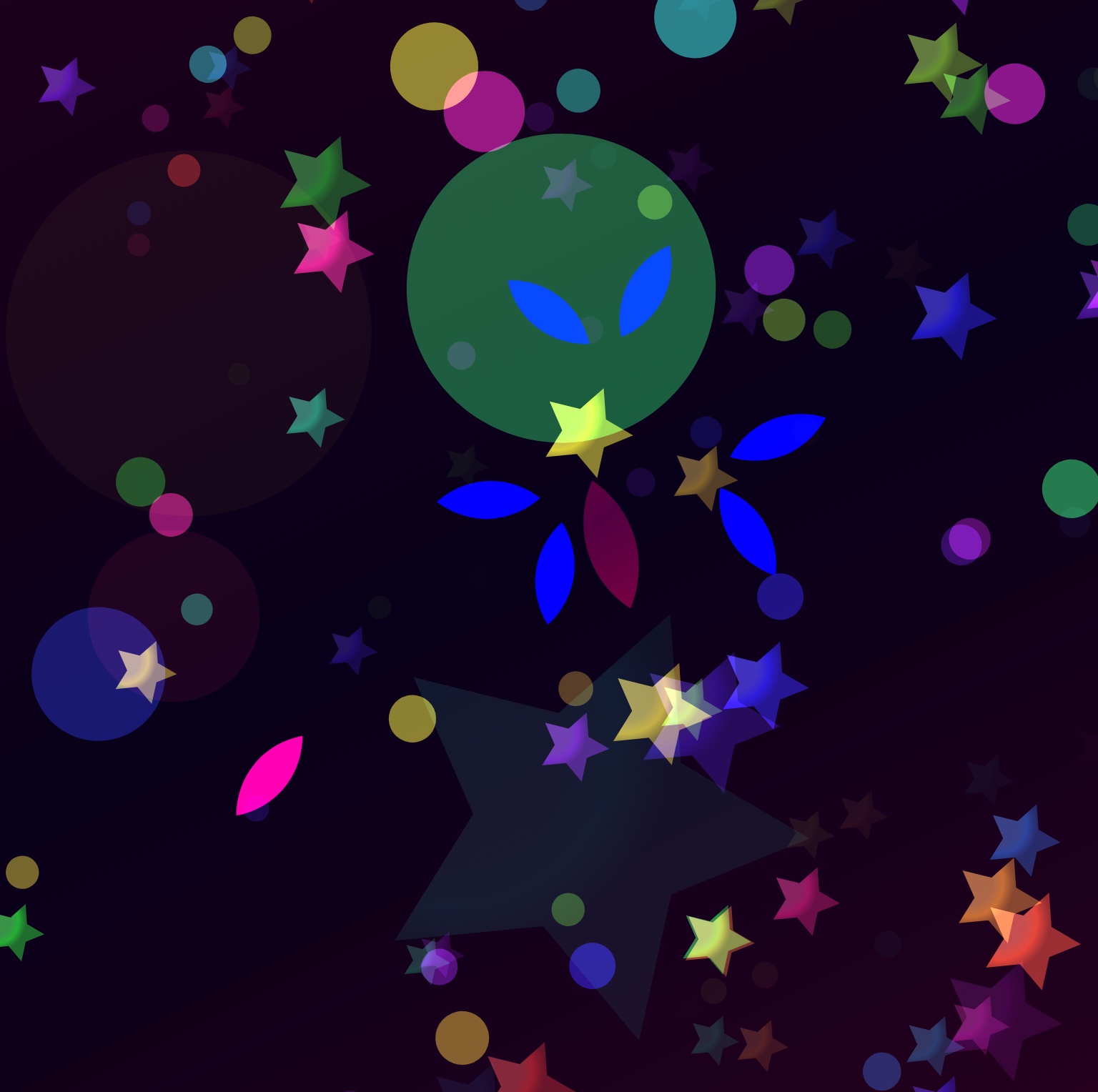 html5 svg圓點星星酷炫動畫特效