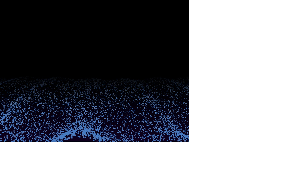 html5 canvas粒子波浪動畫特效
