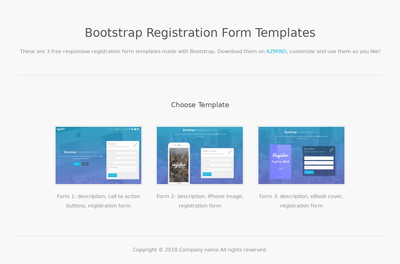 簡單Bootstrap網(wǎng)站注冊頁面模板下載