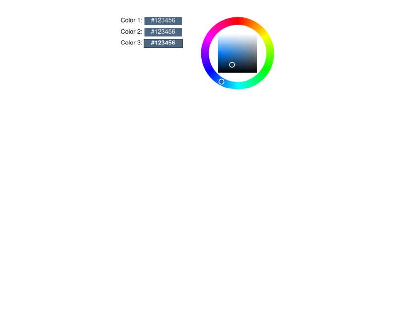 jQuery颜色选取器插件input获取value值的html颜色选择器