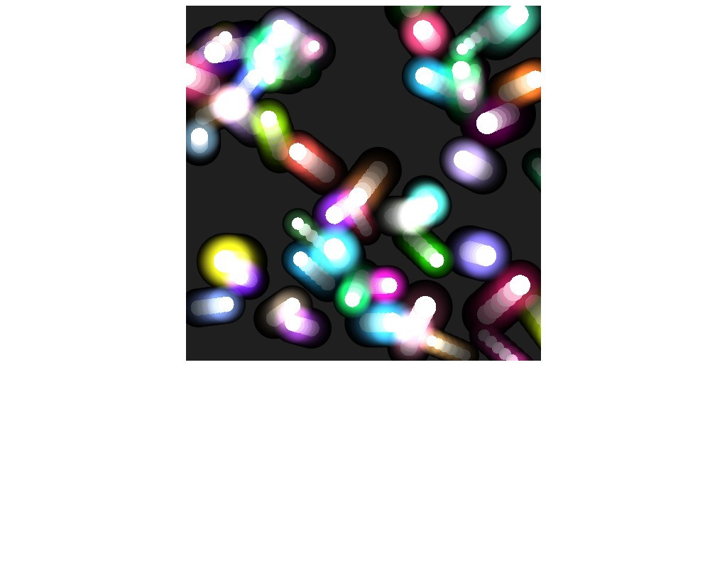 html5 canvas彩色的光粒子動畫效果代碼