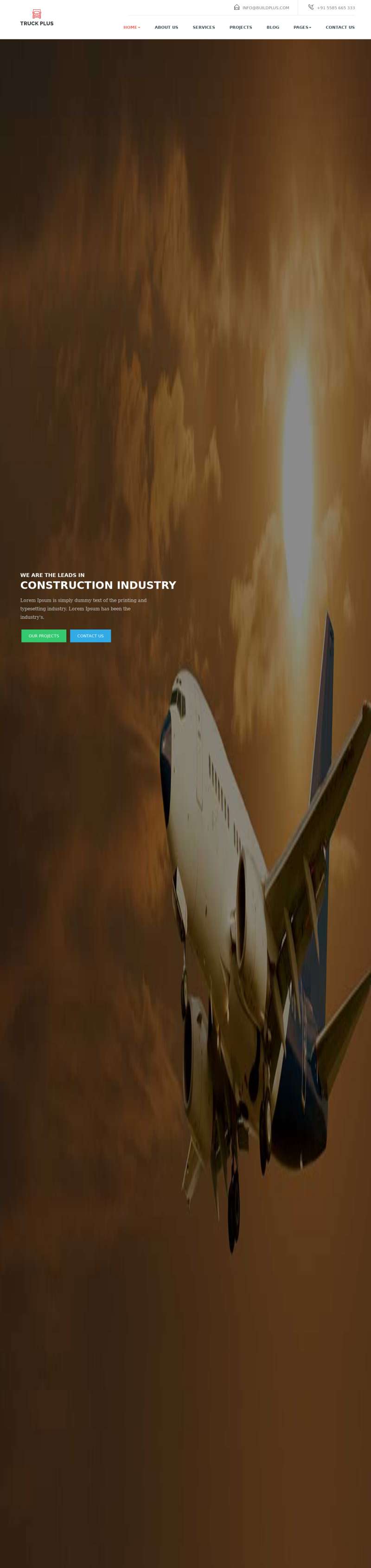 大气的航空货运物流公司网站html模板