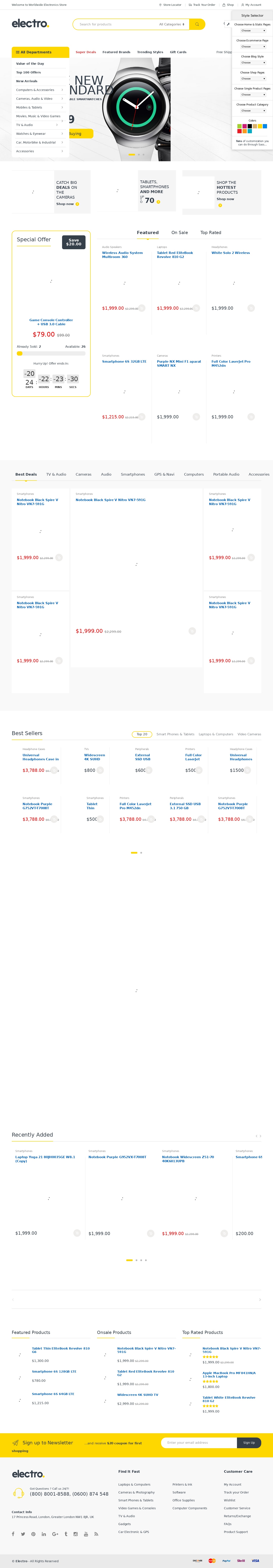 實(shí)用的手機(jī)電子產(chǎn)品bootstrap商城模板