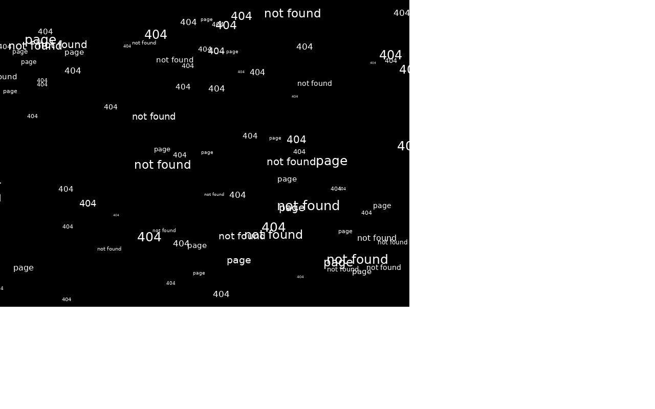 html5 canvas繪制404未找到頁(yè)面動(dòng)畫模板