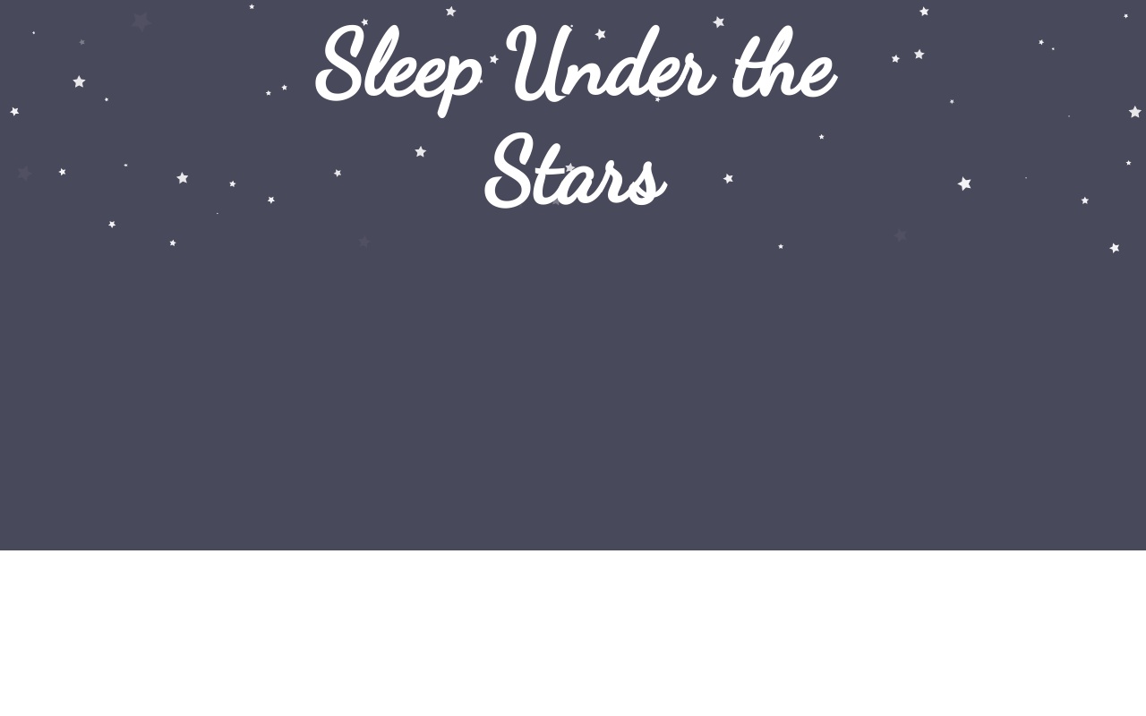 svg星空下的山脉特效