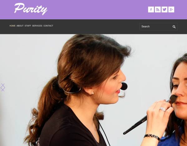宽屏大气的女性化妆美容网站模板整站下载